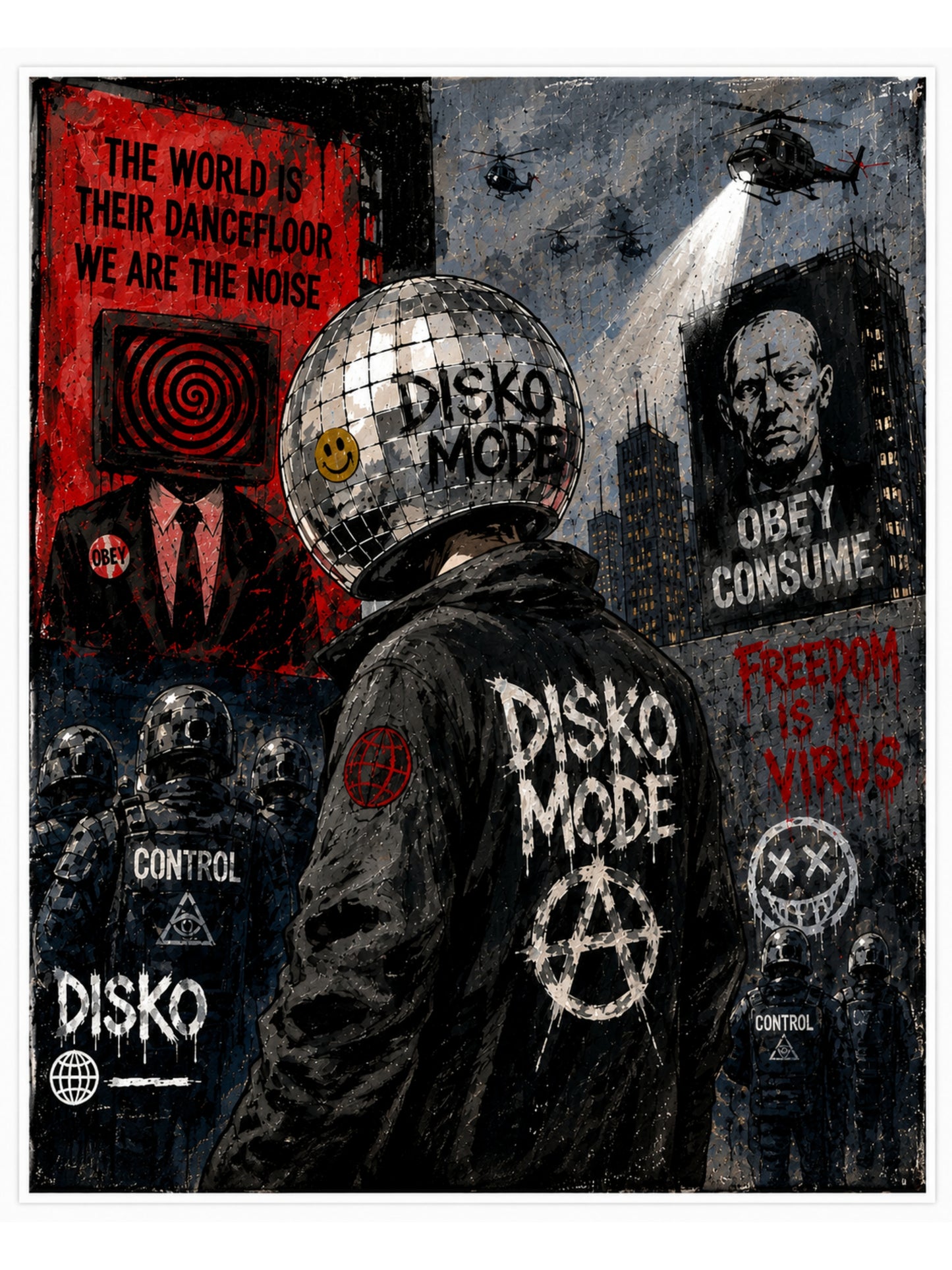 Freedom Is a Virus Fine Art Print