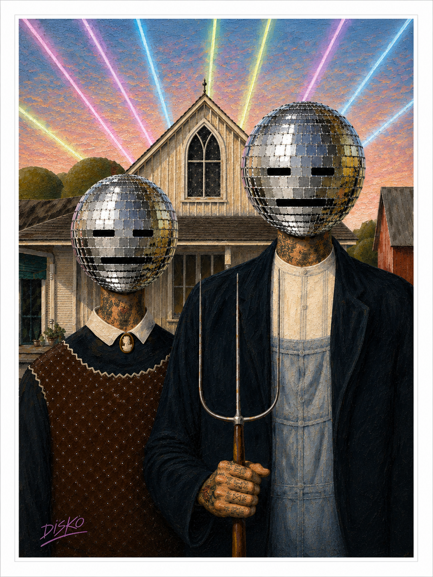 Disco Gothic Fine Art Print
