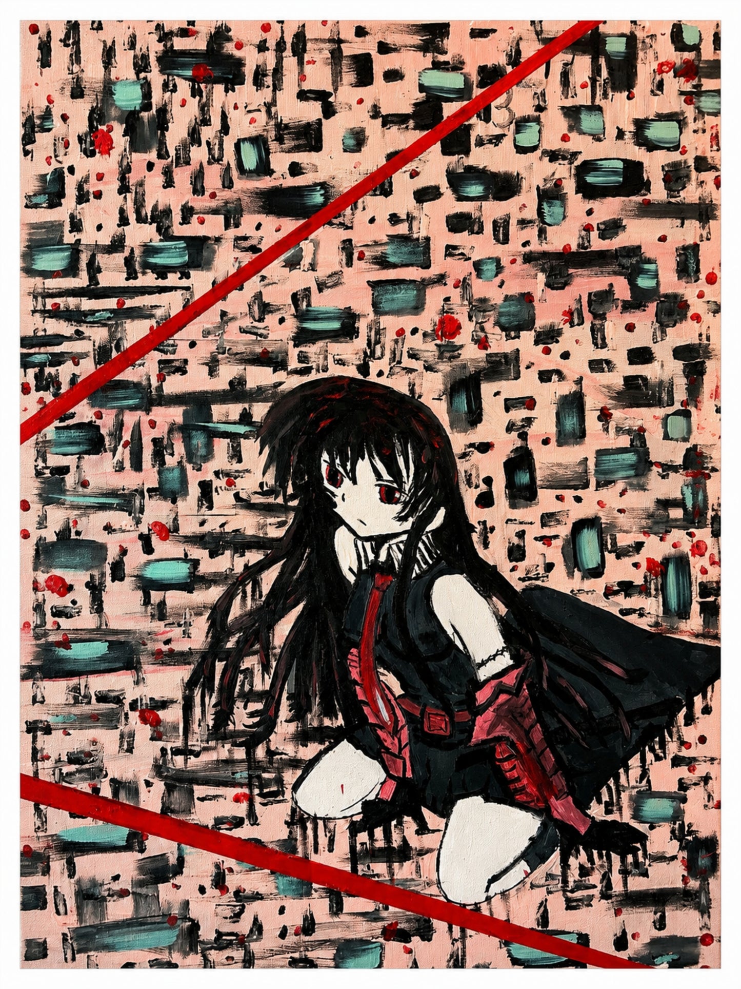 Crimson Silence Fine Art Print