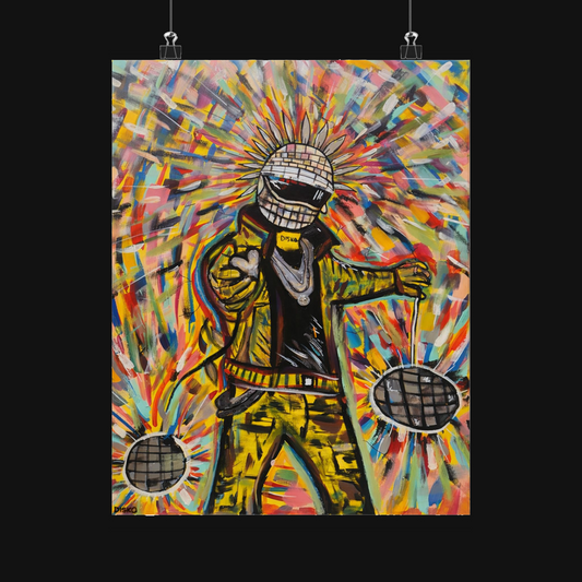 DISKOHEAD DEEP [PORTRAIT PRINT]